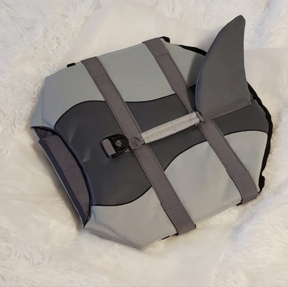 Shark life jacket for dogs M - Picture 7 of 7